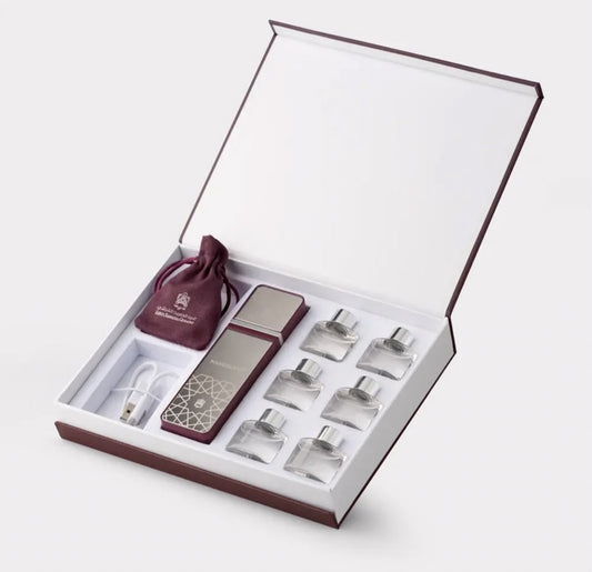 Nano Cent fragrance device, burgundy color