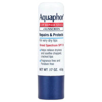 Aquaphor Lip Repair Stick + Sunscreen, SPF 30, Fragrance Free (4.8 g)
