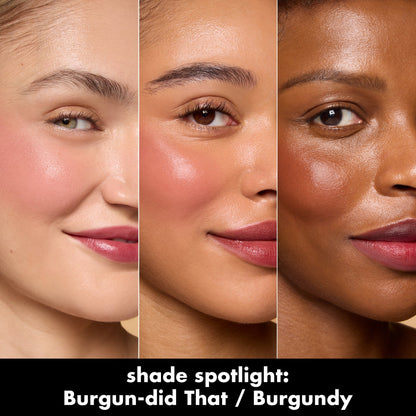 elf Sheer For It Blush Lip + Cheek Tint burgund did it