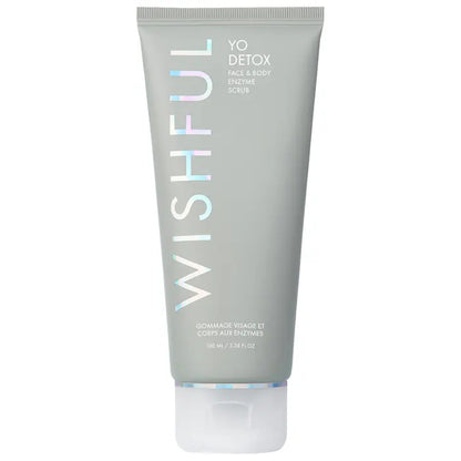 HUDABEAUTY Wishful Yo Detox Charcoal Face &amp; Body Enzyme Scrub