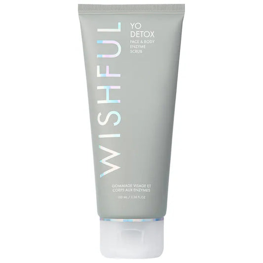HUDABEAUTY Wishful Yo Detox Charcoal Face &amp; Body Enzyme Scrub