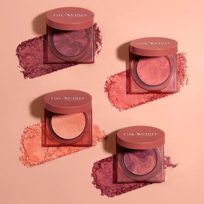 HUDA BEAUTY GloWish Cheeky Vegan Soft Glow Powder Blush (Berry Juicy)
