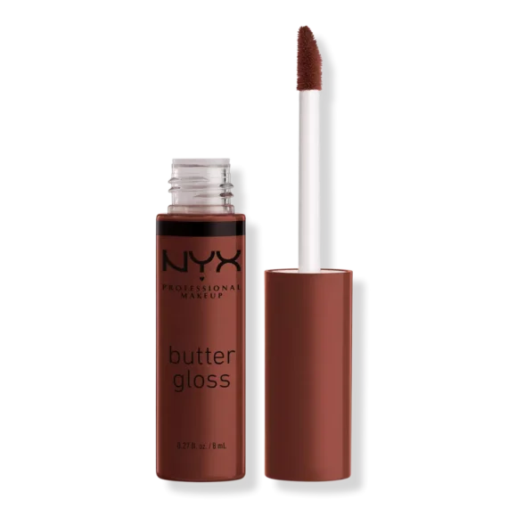 NYX Professional Makeup Butter Gloss Non-Sticky Lip Gloss (Brownie dip)