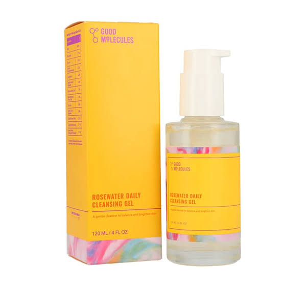Good Molecules Rosewater Daily Cleansing Gel 120ml