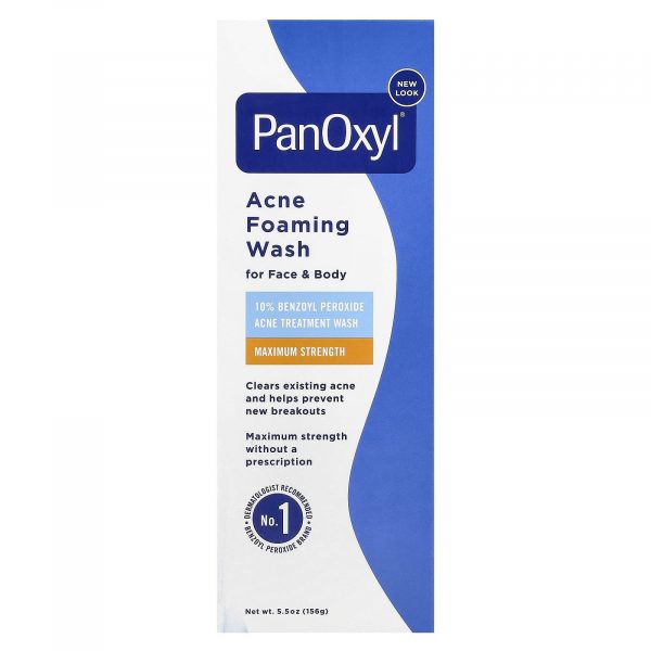 PanOxyl
Acne Foaming Wash, Maximum Strength 156 g