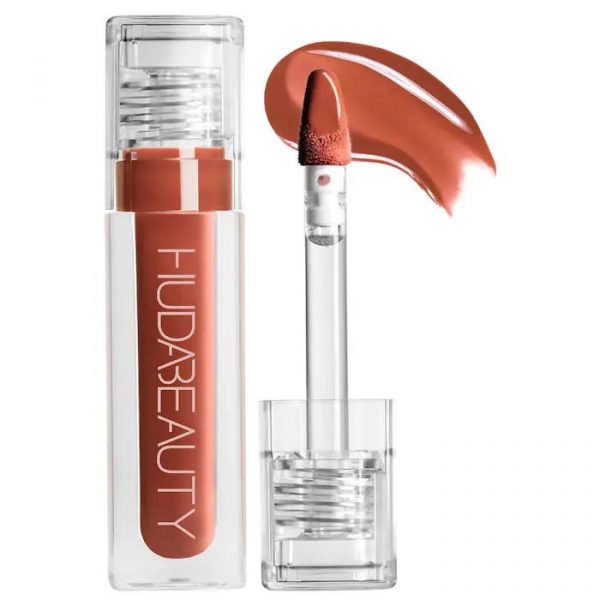 HUDA BEAUTY
Faux Filler Shiny Non-Sticky Lip Gloss (Foxy)