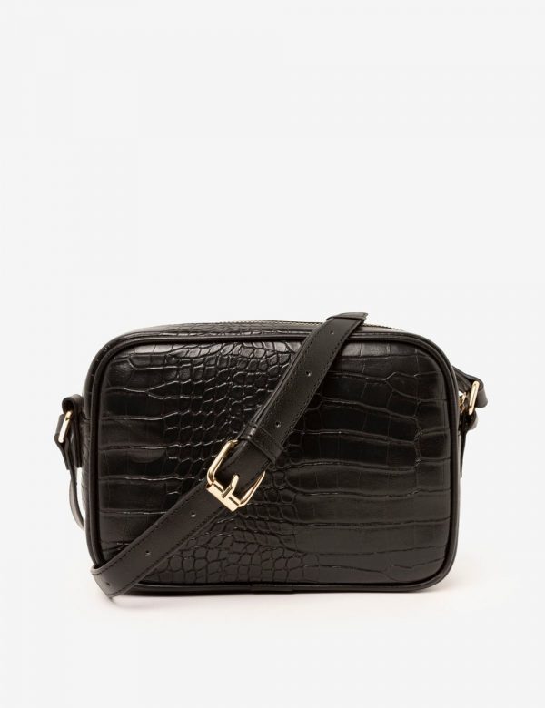 U.S. POLO CROCODILE EMBOSSED CROSSBODY BAG