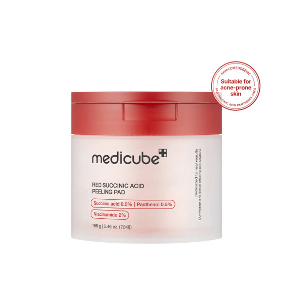 MEDICUBE Red Succinic Acid Peeling Pad 70 pads