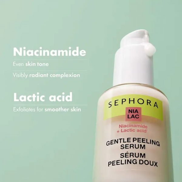 SEPHORA COLLECTION 
Gentle Exfoliating Peeling Serum with Niacinamide +  Lactic Acid