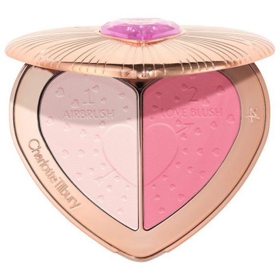 Charlotte Tilbury Pillow Talk Beauty Soulmates Airbrush Blush Powder Palette