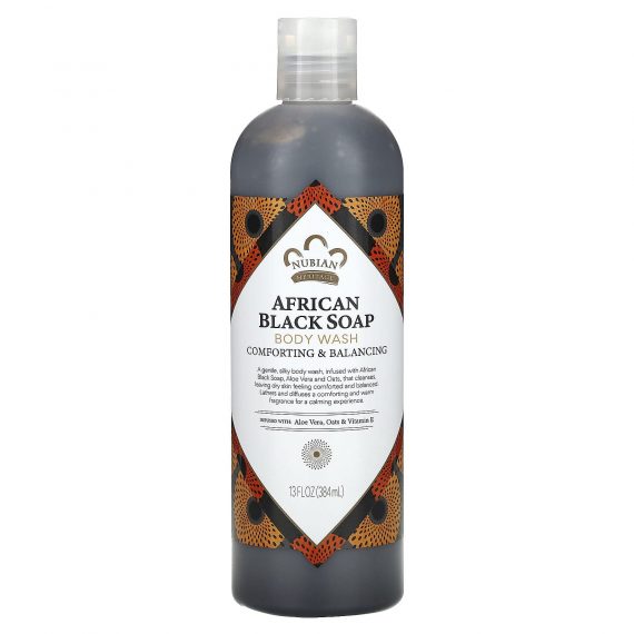 Nubian Heritage
African Black Soap, Body Wash
(384 ml)
