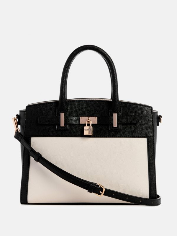 Guess bartleson satchel off-white