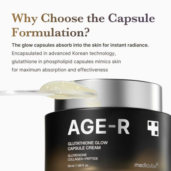 Medicube AGE-R Glutathione Glow Capsule Cream 50 ml