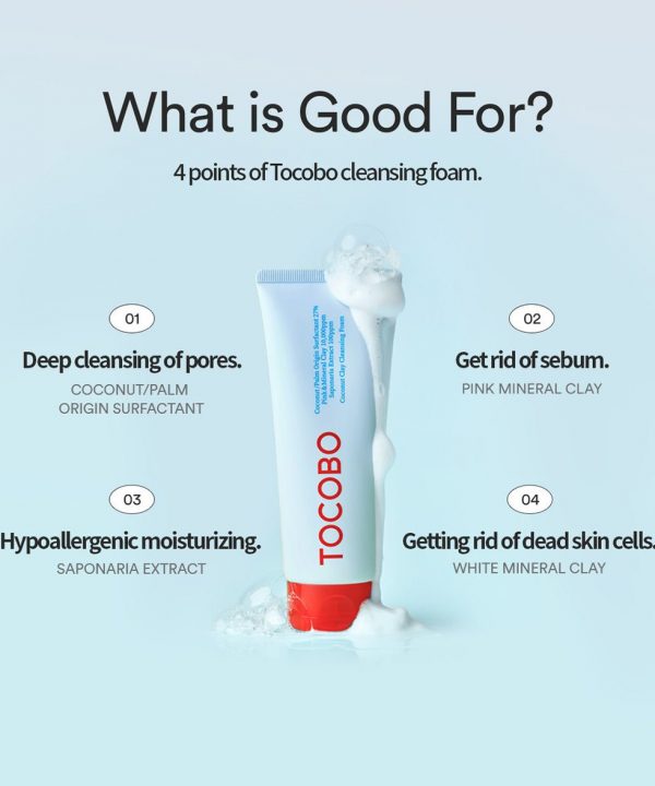 Tocobo Balance Coconut Clay Cleansing Foam 150 ml