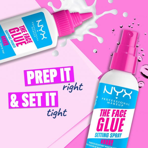 Nyx face glue setting spray