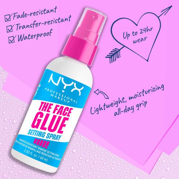 Nyx face glue setting spray