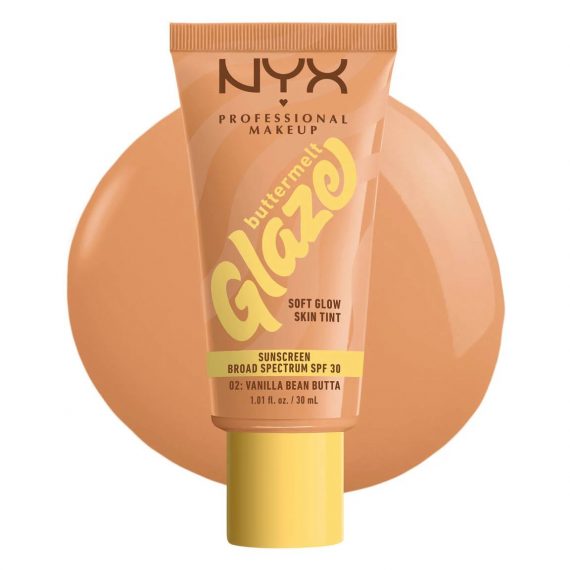 Nyx BUTTERMELT GLAZE SOFT GLOW SKIN TINT SPF 30 (02 Vanilla Bean Butta)