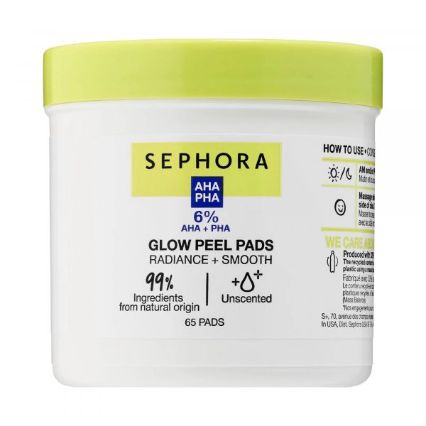 SEPHORA COLLECTION 
Glow Peel Pads with AHA + PHA