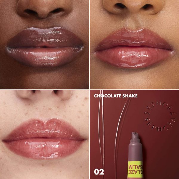 SEPHORA COLLECTION 
Glaze Hydrating Lip Balm
 (02 Chocolate Shake )