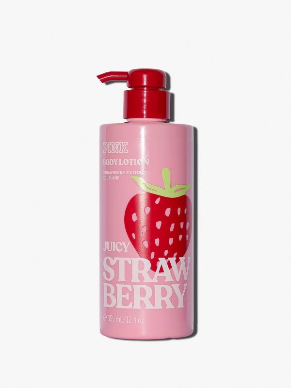 Pink Juicy Strawberry Body Lotion 355mL