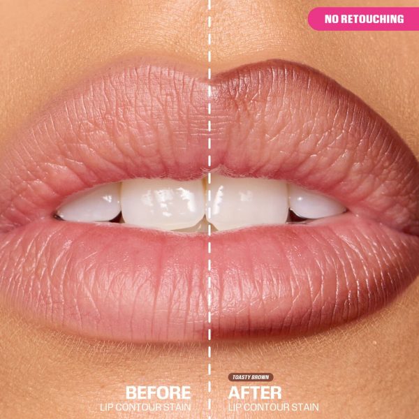 Huda Beauty Lip Contour Lip Stain For 12-Hour Wear (Toasty Brown)