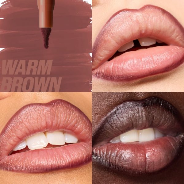 Huda Beauty Lip Contour Lip Stain For 12-Hour Wear (Warm Brown)