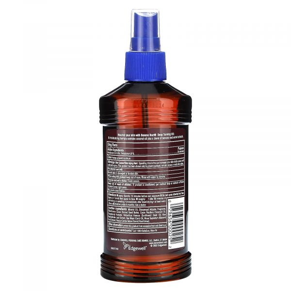 Banana Boat
Deep Tanning Spray Oil with Coconut Oil, SPF 4 (236 ml)
