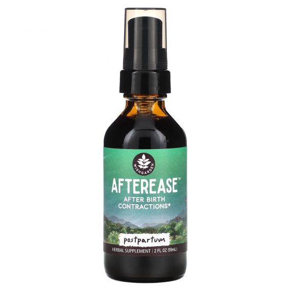 WishGarden Herbs Afterease, After Birth Contractions, 59 ml