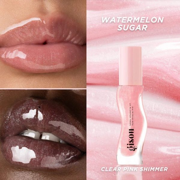 Gisou Honey Infused Hydrating Lip Oil
(Watermelon Sugar )