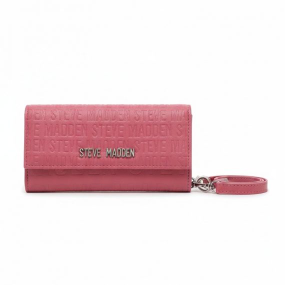 Steve Madden Logo Pink Wallet