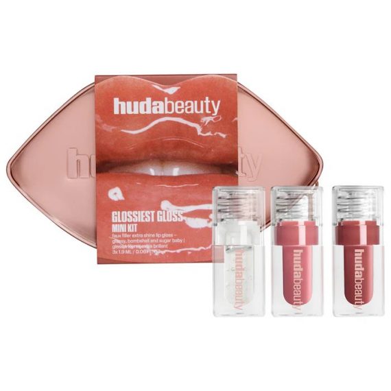 HUDA BEAUTY
Mini Glossiest Lip Gloss Kit