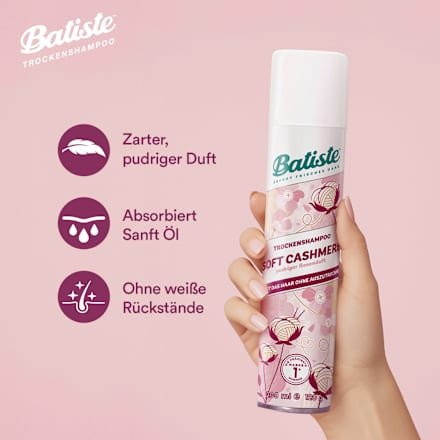 Batiste Dry shampoo Soft Cashmere, 200 ml