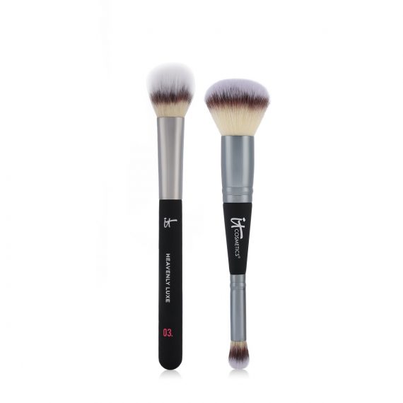 It Cosmetics-Heavenly Luxe Makeup Brush Set - 2 pcs